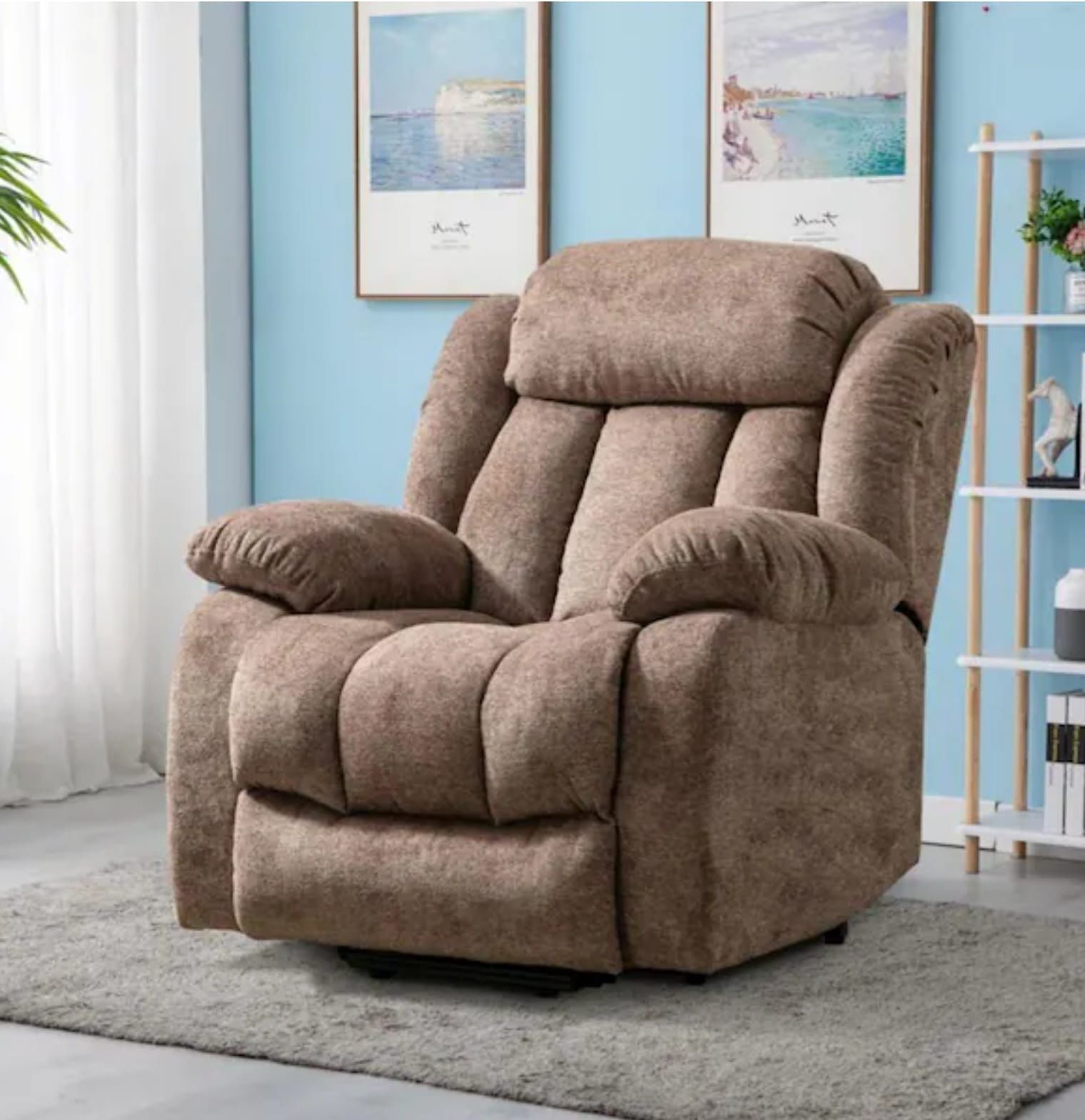 Brown Power Recliner