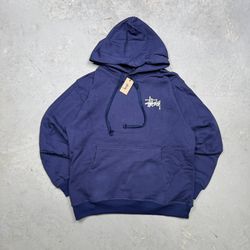 Navy Blue Stussy Hoodie