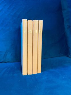 Hardcover Book Set Volumes 9–12  "Circle of Friends of the Medallion"