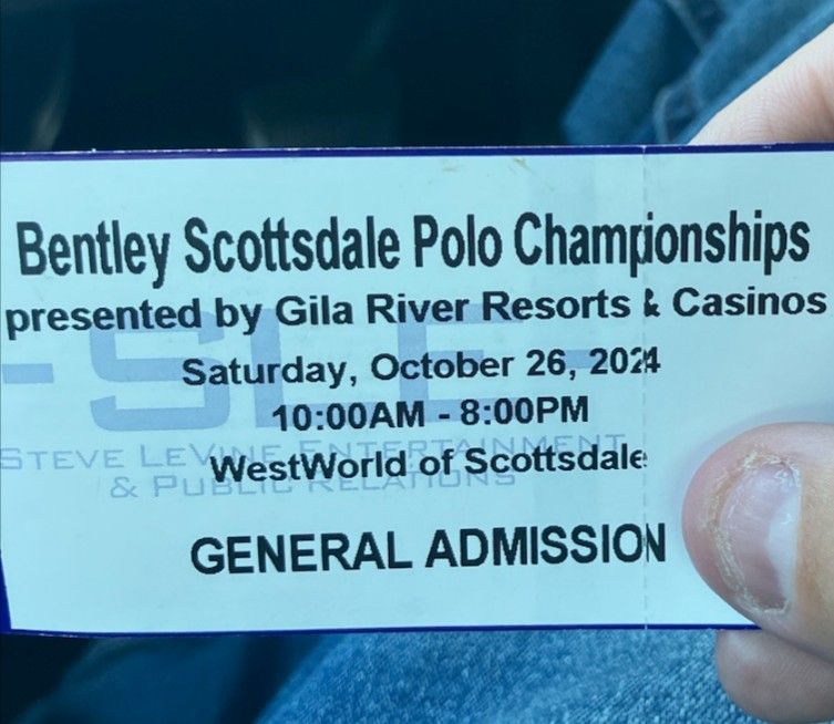 Bentley Scottsdale Polo Club Championship Ticket