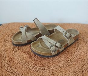 Birkenstocks Franca tabacco brown size 37
