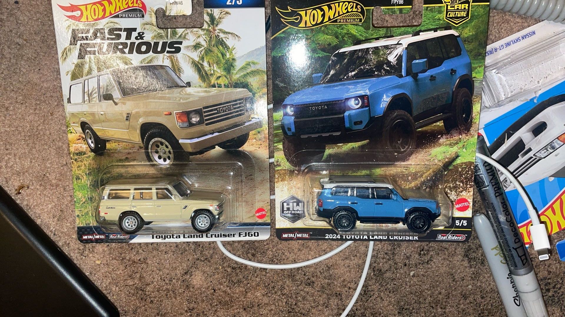 Hot Wheels Premium’ Toyota Land Cruisers