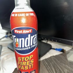 fire extinguisher in a canister