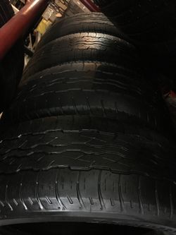 18” 235/55R18 4 used tires Bridgestone