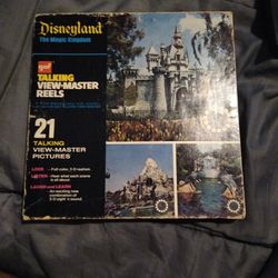 Vintage Disneyland Gaf Talking Viewmaster Reels