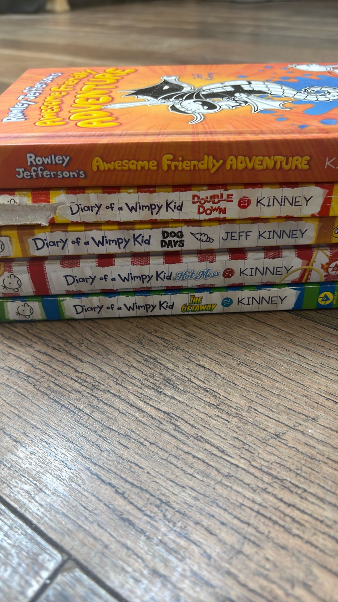 4 Diary Of A Wimpy Kid Books