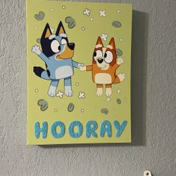 Bluey Wall Canvas