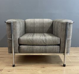 Vintage 1960'S Jack Cartwright MCM Chrome Club Chair