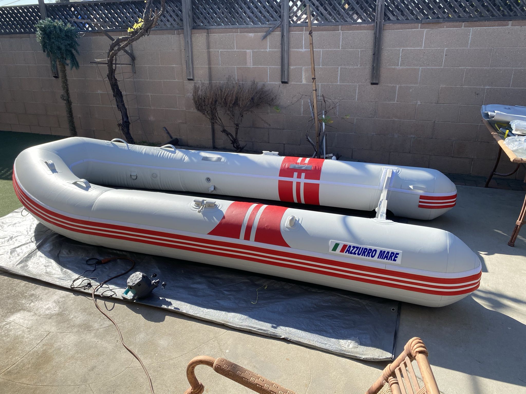 2021 Inflatable Boat 13’ Azzuro Mare