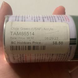 Olive Green Acrylic Spray Paint