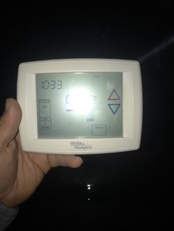 White Rogers touch screen thermostat