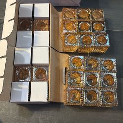 30 Glass Taper Candle Holders