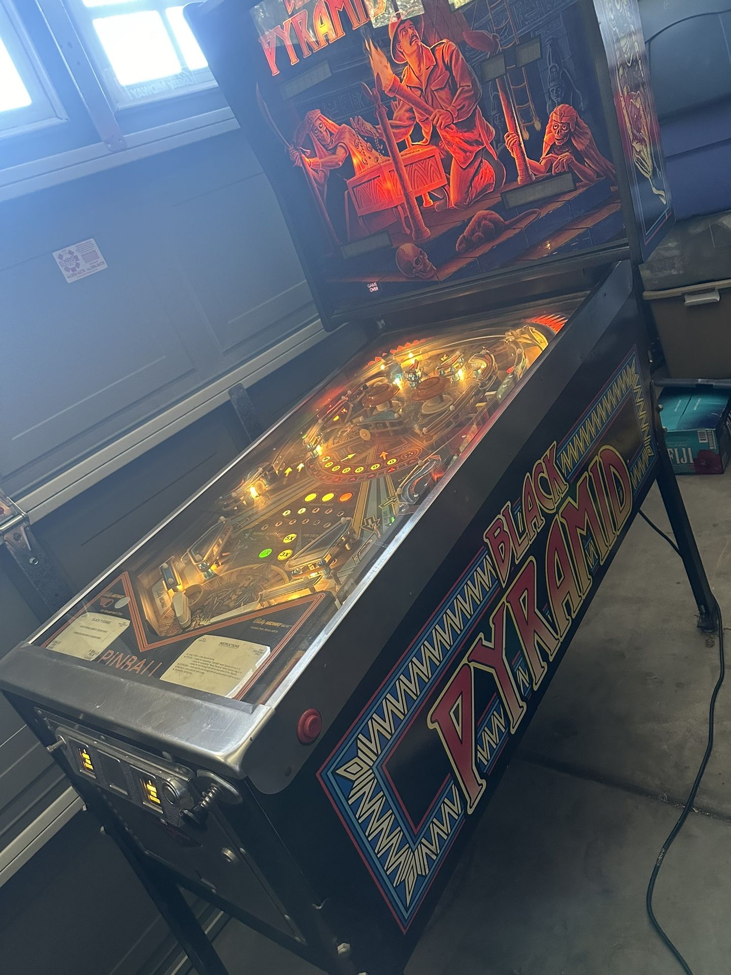 Black Pyramid Pinball Machine 1984