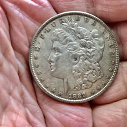 1889 Silver Morgan Dollar 