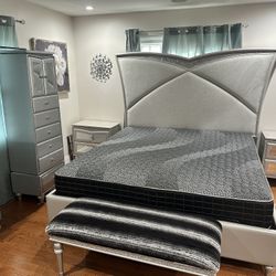 8 Piece Bedroom Set - Fully Reclining Bed