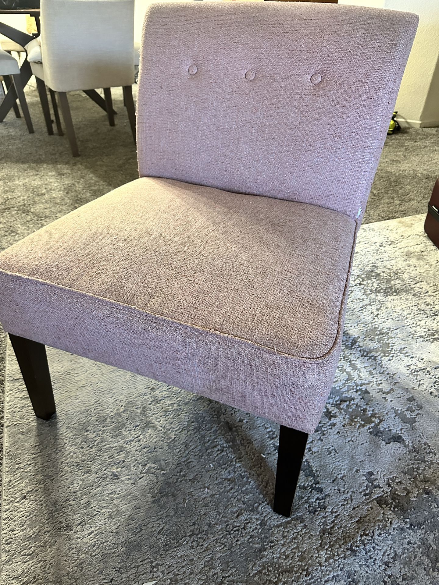 Mauve Accent Chair 