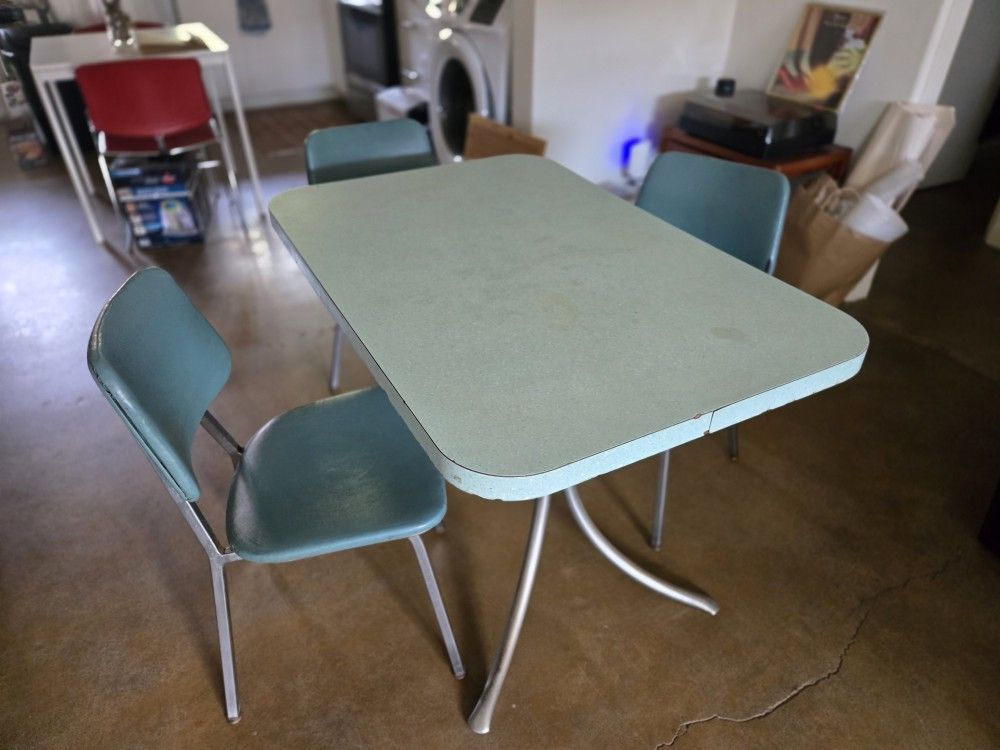 Vintage Kitchen Table and Chairs