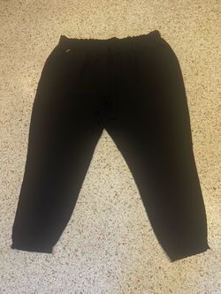 NYCC New York Clothing Co. Women’s Black Sweatpants Plus 3X Solid Elastic Waist
