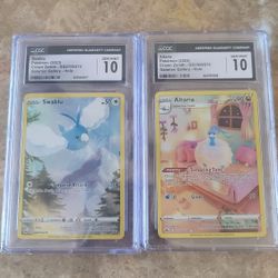 CGC 10 Altaria and Swablu