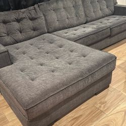 Gray L Shape Couch MOVING SALE