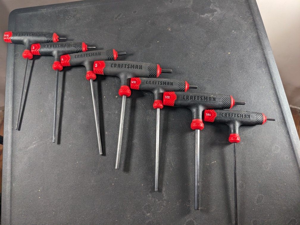 Craftsman 7-piece set of T-handles in SAE