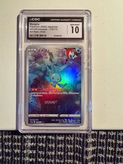 Manaphy CGC 10 Gem Mint Japanese Pokémon Card