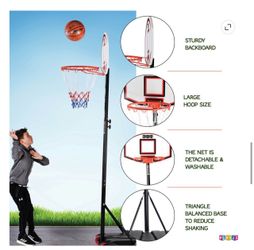 Play 22 Portable Basketball Hoop For Kids