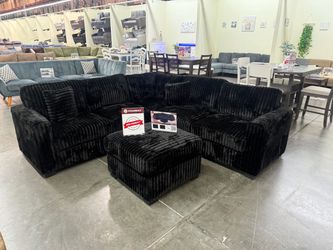 Black sectional