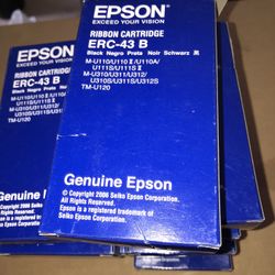 Epson ERC – 43B ribbon cartridge black ink new in box