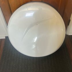 OEM TOYOTA RAV4 06-2012 REAR TAILGATE SPARE WHEEL TIRE HARD COVER SHELL CARRIER