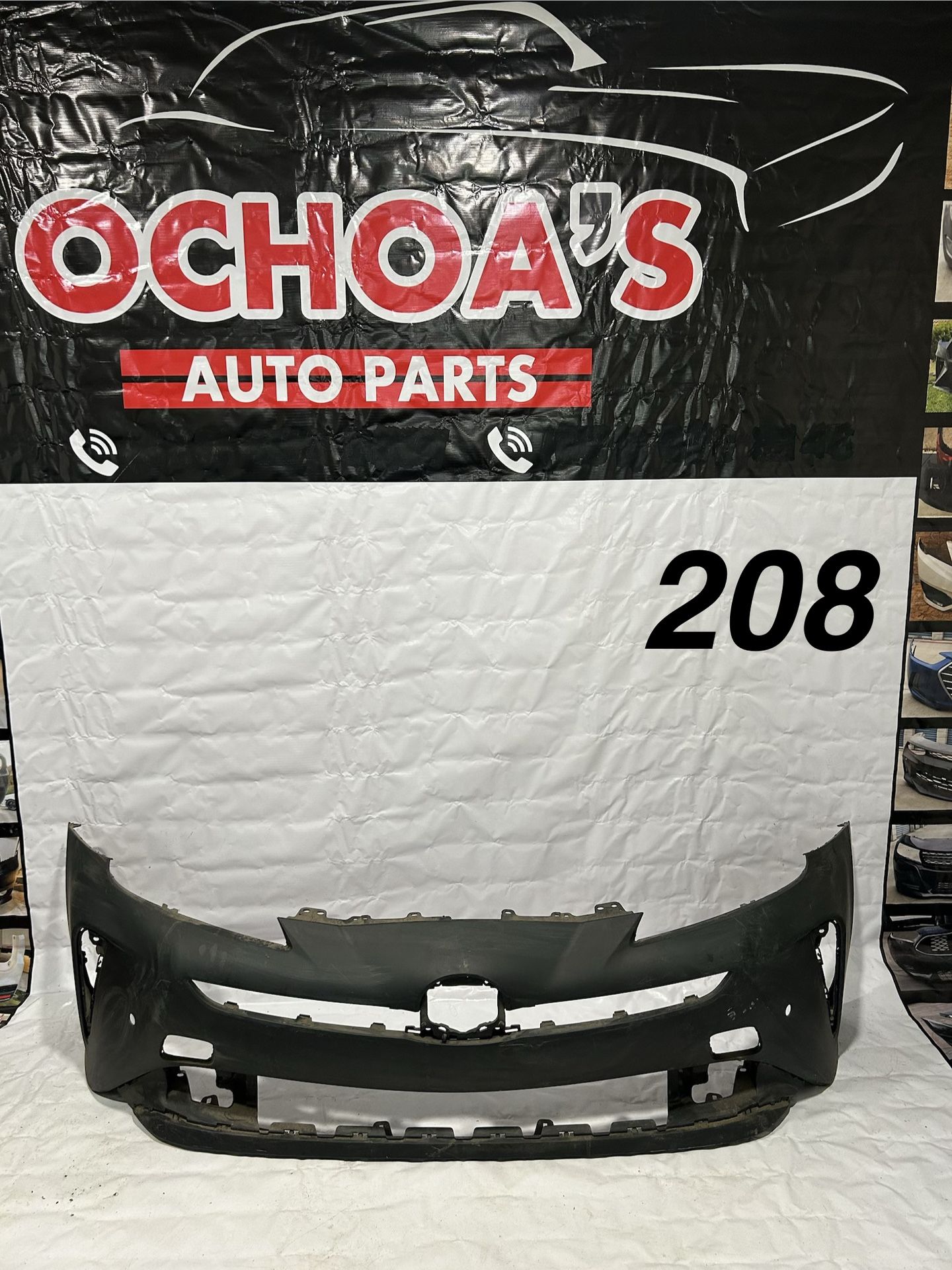 Toyota prius 2019 and 2020 and 2021 and 2022 front bumper