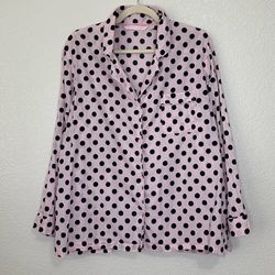 Victoria’s Secret Light Pink Button down Sleepshirt Pajama