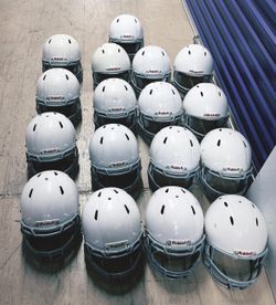 Youth Football Helmets(Smalls)—Lot Of 35