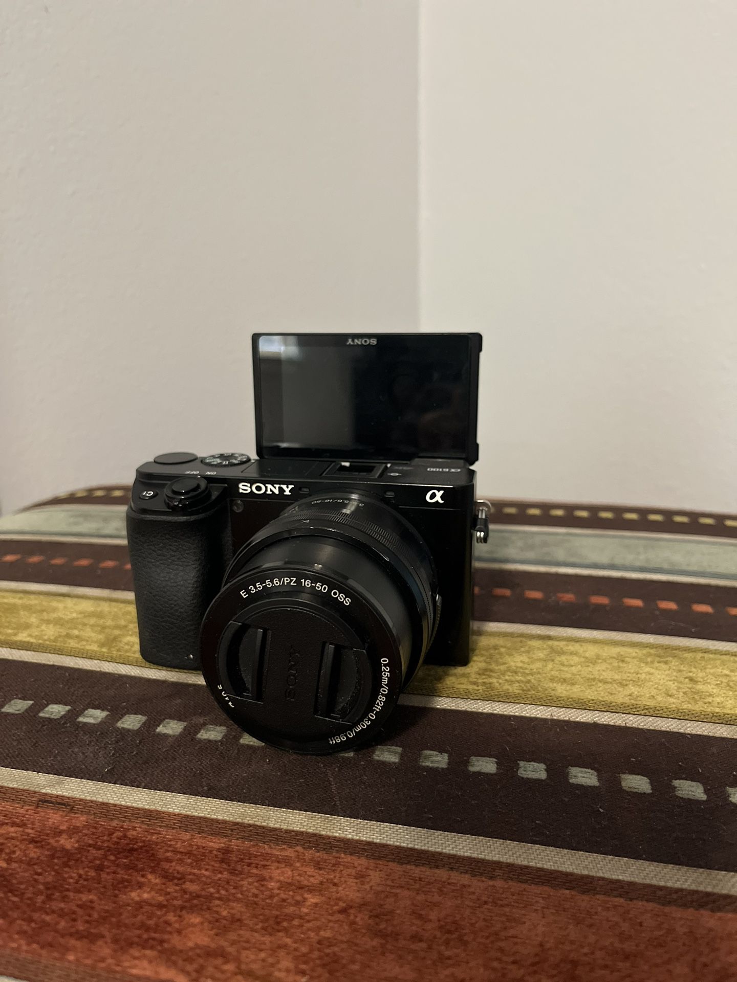 Sony Alpha  (a6100)  Mirrorless 4k Video Camera And PowerExtra Dual USB (Universal) Charger 