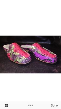 Sesto Meucci Size 8 M Moyna Magenta Leather