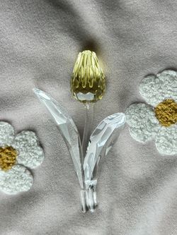 Swarovski Crystal Yellow Tulip