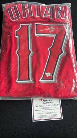 shohei ohtani signed angels jersey Fanatics