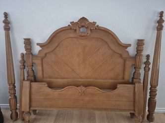 Solid Wood Four Poster Bed Frame