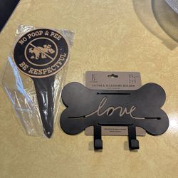 Two Dog Supplies: Brand New. $4.00 Each