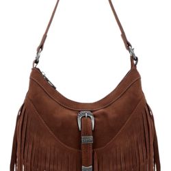 Brand New Emprier Western Fringe Western Hobo Purses for Women Tassel Crossbody Bag Underarm Shoulder Bags 