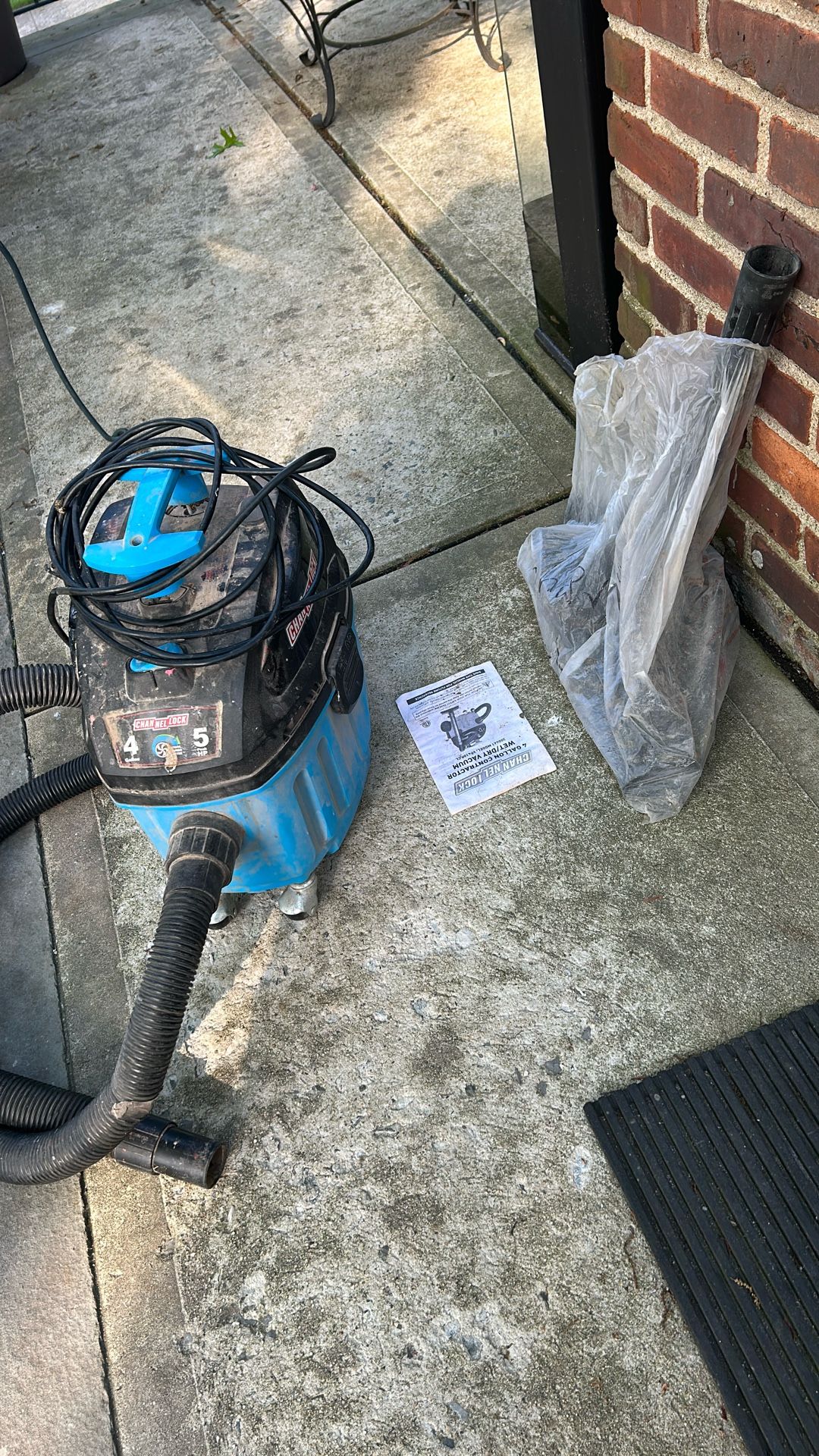 Free Shop Vac Yes Free!