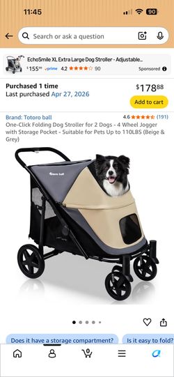 Dog Stroller - Barely Used!