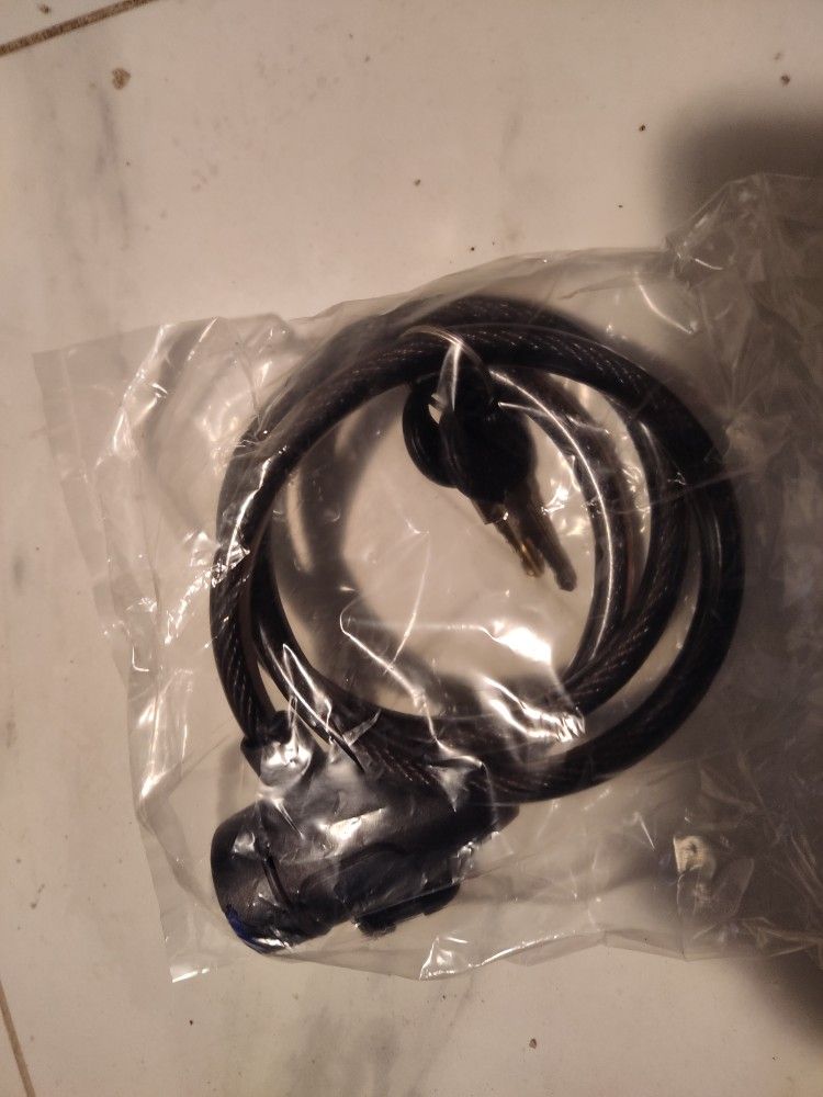 New Cable Lock 2 Keys