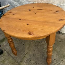 ROUND WOODEN TABLE