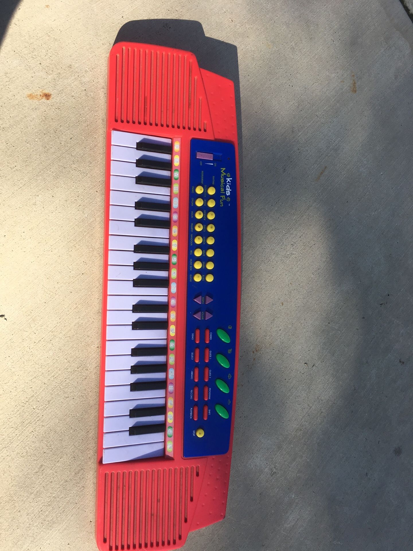 Kids musical fun keyboard Clearance