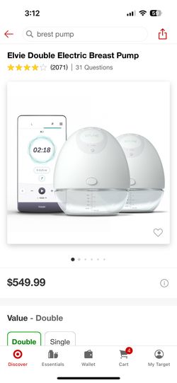 Elvie Double Electric Breast Pump