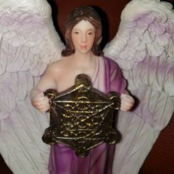 Archangel Metatron Brand New 6 In Tall Racesin &  Hand  Painted