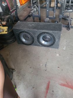 2- 12" Kenwood Subwoofers