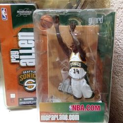 Vintage Ray Allen  SONICS # 34 NBA Mc FARLANE 