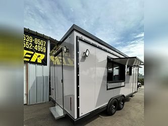 2025 NURMAN 8X20 KCL FOOD TRUCK TRAILER GRAY